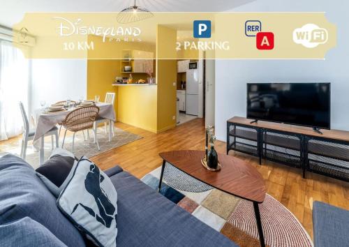 Appartement near Disneyland Paris, 2 parking - Location saisonnière - Torcy