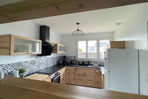 Maison vue mer Omaha Beach in 濱海維耶維爾