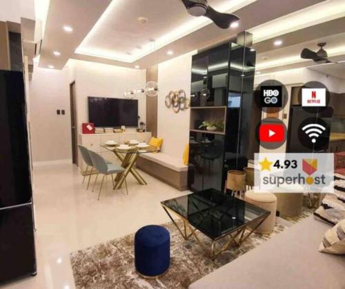 Stylish 2 Bedroom Condo Near BGC and Airport with Fast WiFi