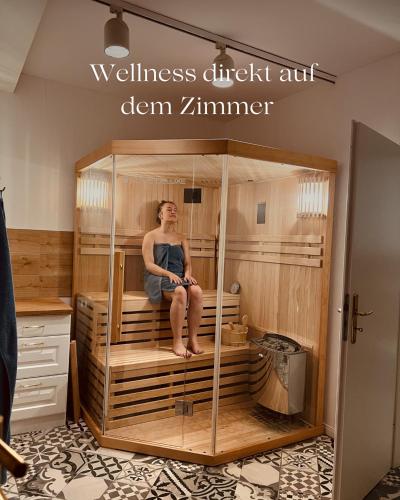 Ferienwohnung Honeymoon Deluxe Wellness mit Sauna auf Schloss Falkenhorst