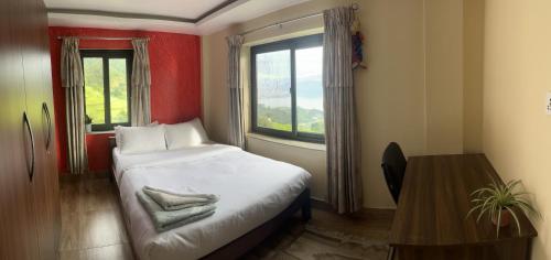1 double bed