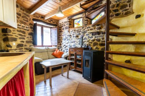 Delt lounge/TV-område, Casa de turismo rural Sardom2 in Bembibre