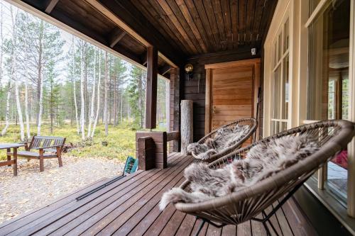 A szálláshely kívülről, Pyhä Nallentupa (Pyha Nallentupa) in Pyhätunturi