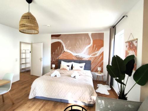 BohnApartments Bechstein - sehr ruhig - 3 Schlafzimmer - Balkon - Stellplatze- WLAN - Vollausstattun in Nesse-Apfelstadt