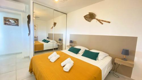 Le Marmoris, Anse Mitan, Superbe T2 neuf, sublime vue mer