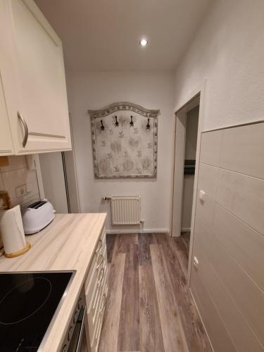virtuve, Ferienwohnungen Dümmersee - Haus Dümmerland - Wohnung 3 (Ferienwohnungen Dummersee - Haus Dummerland - Wohnung 3) in Hude (Diepholz)