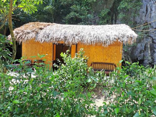 寧平 Thung Sen Tam Coc Chalets 3星级 民宿 餐厅