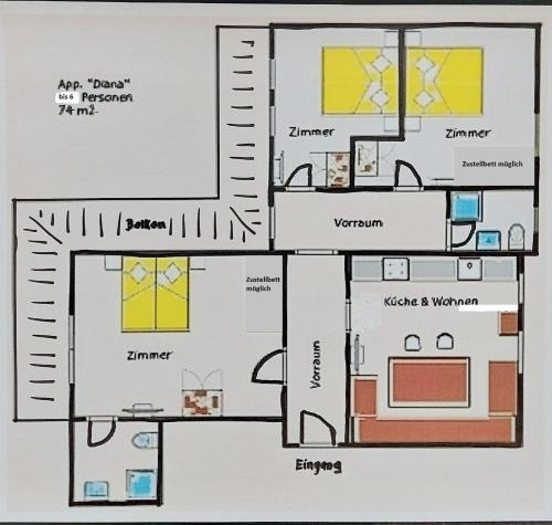 Three-Bedroom Apartment