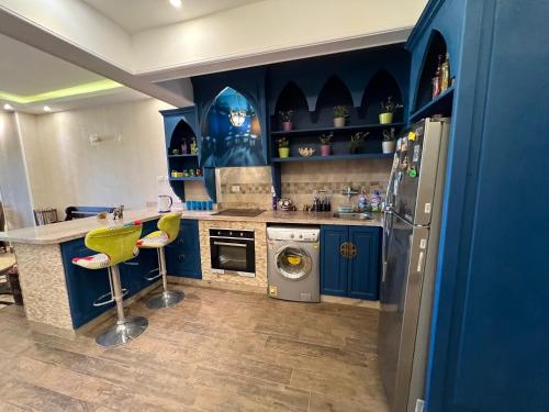 Chalet in Mountain View Sokhna 1 luxurious with garden 3 bedrooms with AC, 2 bathrooms, heated pool, families only, Ajn Suchna (zdjęcie 9)