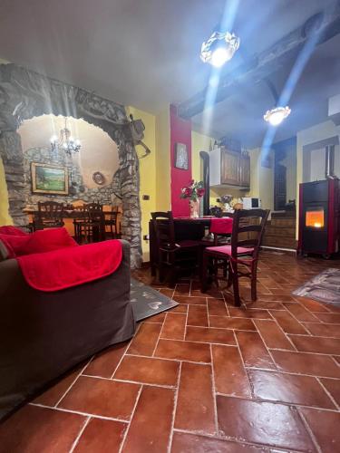 Koplietošanas atpūtas telpa ar TV, Il Borgo della Zittola in Alfedena