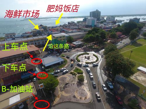 ทัศนียภาพภายนอกโรงแรม, Coconut Garden Resort仙本那顺德人家棕榈园 in เซมปอร์นาแอร์พอร์ต