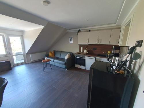 Neumühler Hof- Ferienwohnung "Benjamin" mit großer Privater Dachterasse und guter Anbindung in die City in Schwerin, Deutschland