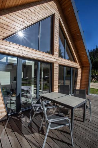 Balcony/terrace, Chalet Belveder Zelezna Ruda Martina near Spicak Observation Deck