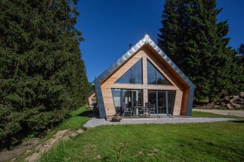 Garden, Chalet Belveder Zelezna Ruda Martina near Spicak Observation Deck