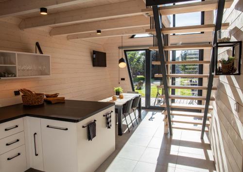 Kitchen, Chalet Belveder Zelezna Ruda Martina near Spicak Observation Deck
