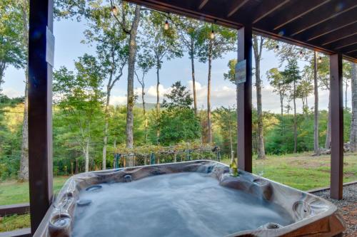 Ellijay Cabin Rental with Hot Tub and Mountain Views!