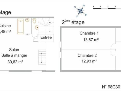 Gîte Eguisheim, 3 pièces, 4 personnes - FR-1-744-15