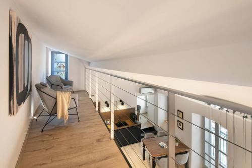 مطبخ, Apartments Ginger & Blue in a charming historic town in لابين
