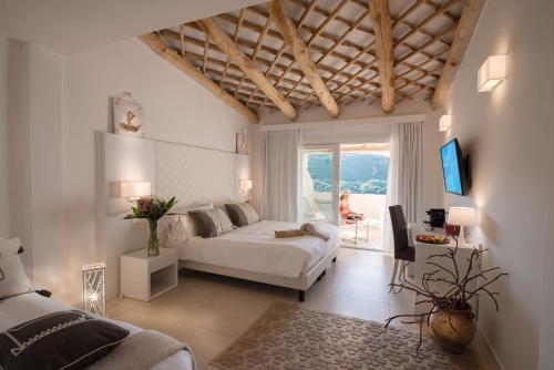 Suite, deluxe, junior, vista sul mare