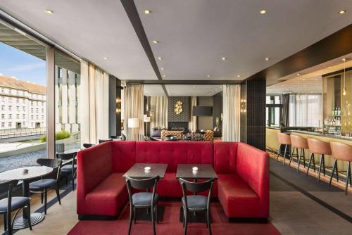 Bar/lounge, Diplomat Hotel Prague near St. Vitus Cathedral