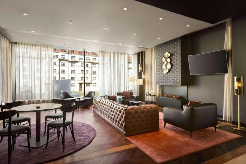 Bar/lounge, Diplomat Hotel Prague near St. Vitus Cathedral