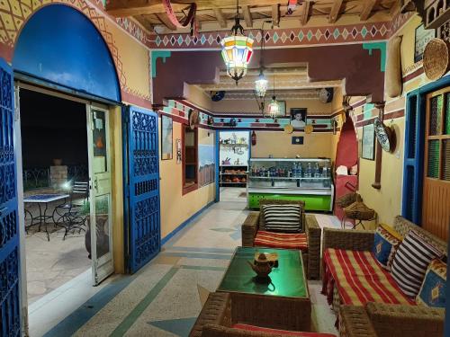 陽台/露台, Kasbah Imini Restaurant & Hotel in 提加米里迪度北