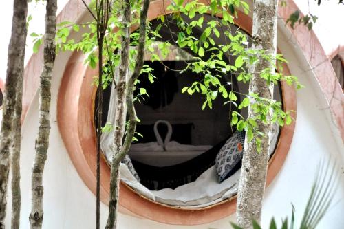 Room in Lodge - Eco-luxe Mayan Dome Cenote in Balcheil, Mexico