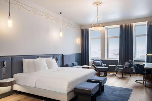 1 double bed