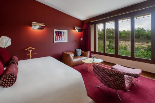 Habitación Deluxe Spa con 1 cama extragrande y vistas a los viñedos - Edificio Spa Hotel Marqués de Riscal, a Luxury Collection Hotel, Elciego 3