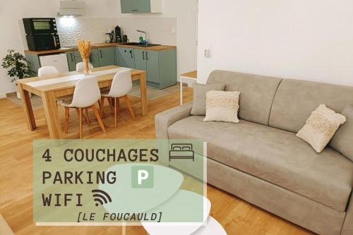 [LE FOUCAULD] 4 canapés, parking, wifi - Location saisonnière - Lourdes