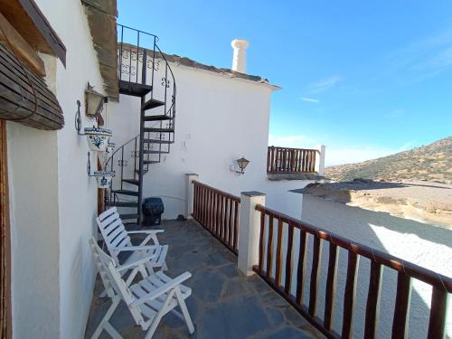 陽台/露台, Casa Rural La Argentina in 布比昂