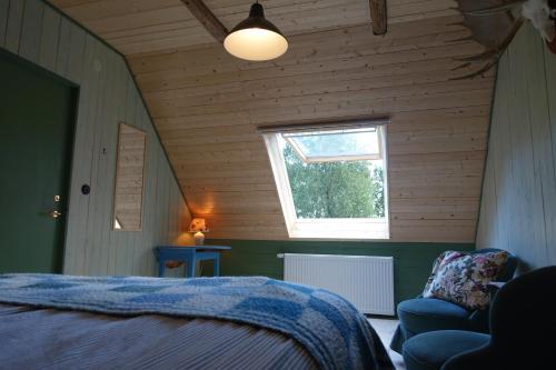 Attic apartment on countryside