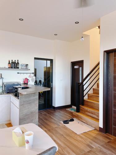 Kitchen, 漫活時光民宿 Leisure Living in Baisha Township