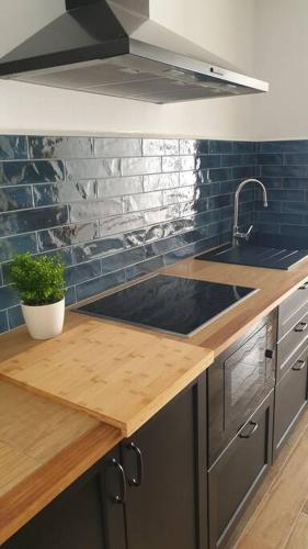 ห้องครัว, Casa Rural La Garnacha in อัลเปรา