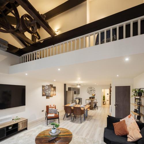 設施, 2 Bed New York Style Loft Apartment Free Parking in 市區