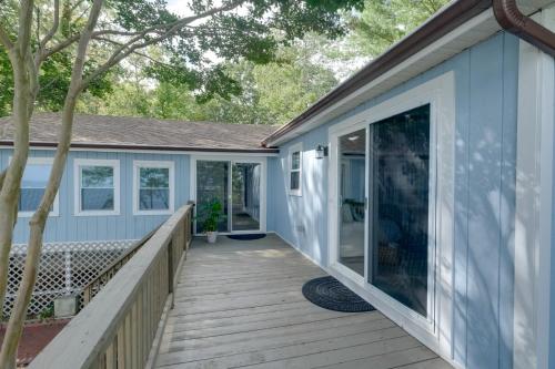 Waterfront Lusby Home with Deck and Stunning Views!