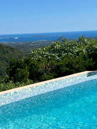 Luxury Villa, Amazing View on Cannes Bay, Close to Beach, Free Tennis Court, Bowl Game