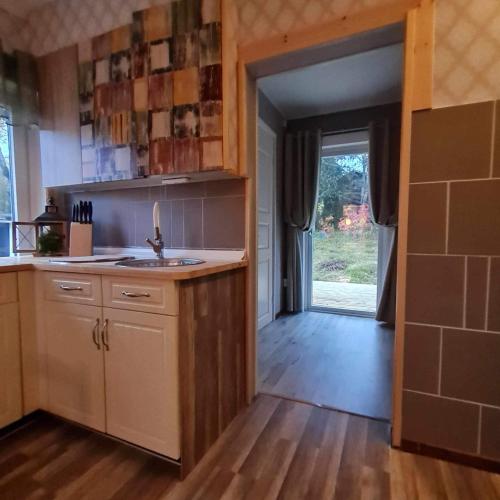 주방, Liebevoll renoviertes Ferienhaus im schwedischen Lappland Västerbotten (Liebevoll renoviertes Ferienhaus im schwedischen Lappland Vasterbotten) in 보름셀레