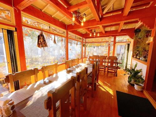 Restaurant, Hakuba Pension Meteor in Hakuba