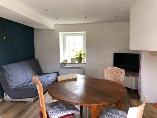 ห้องส่วนกลางสำหรับนั่งเล่น/ดูทีวี, Gite haras d’élevage de chevaux (Gite haras d’elevage de chevaux) in เมนิล-แว็ง