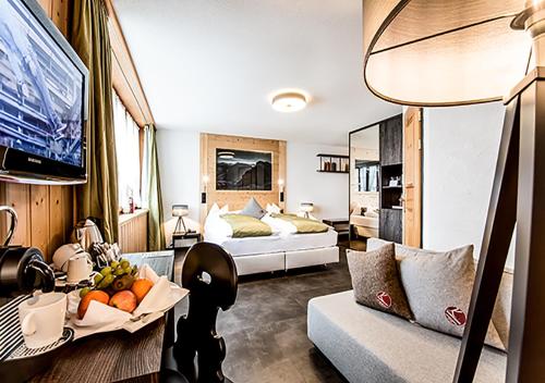 共用Lounge/電視區, 歡樂生活瑞士優質酒店 (Kemmeriboden-Bad Swiss Quality Hotel) in 尚瑙