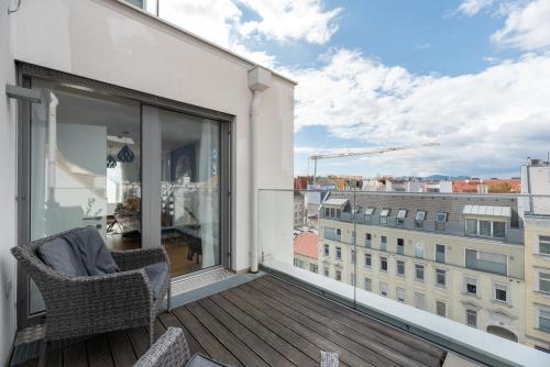 Apartment mit traumhafter Dachterrasse & Weitblick, Vídeň (fotografie 6)