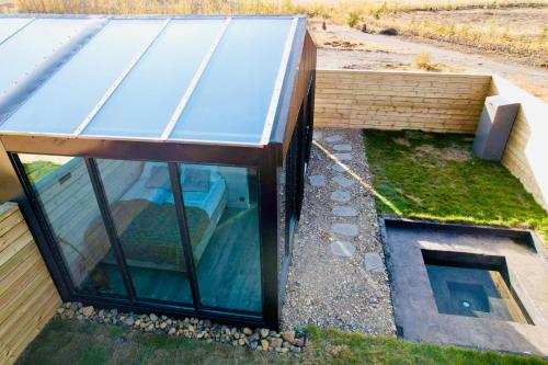 Night & Day lodge - glass roof with hot tub, Reykholt (foto 10)