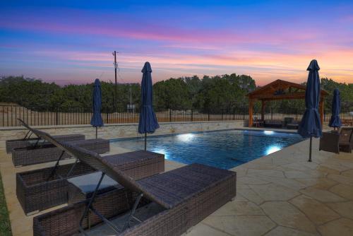 Luxurious Hill Country Retreat with Pool and Firepit! in Dripping Springs, USA