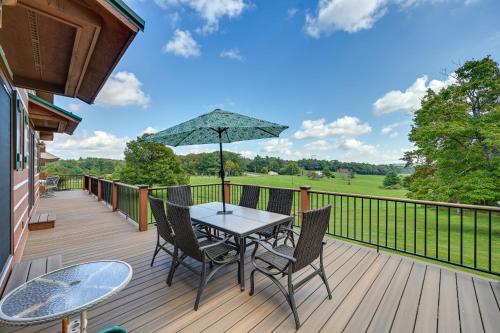 Blue Ridge Parkway House with Mountain Scenery! in Glade Valley, USA