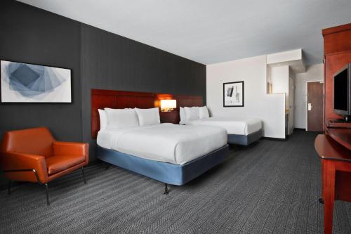 Kamer met 2 Queensize Bedden