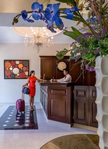 ล็อบบี้, Hotel Plaza Colonial in กัมเปเช