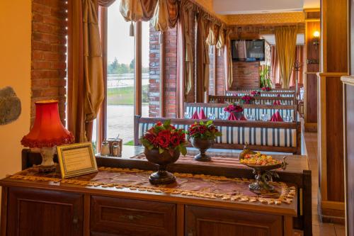 餐廳, Motelis SMAKŲ SMAKAS (Motelis SMAKU SMAKAS) in 希奧利艾