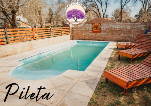 Peldbaseins, Cabañas Kiri (Cabanas Kiri) in Santa Rosa De Calamuchita