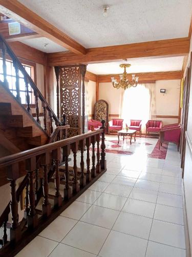 Twin Room in Casa de Piedra Pension House in Bato